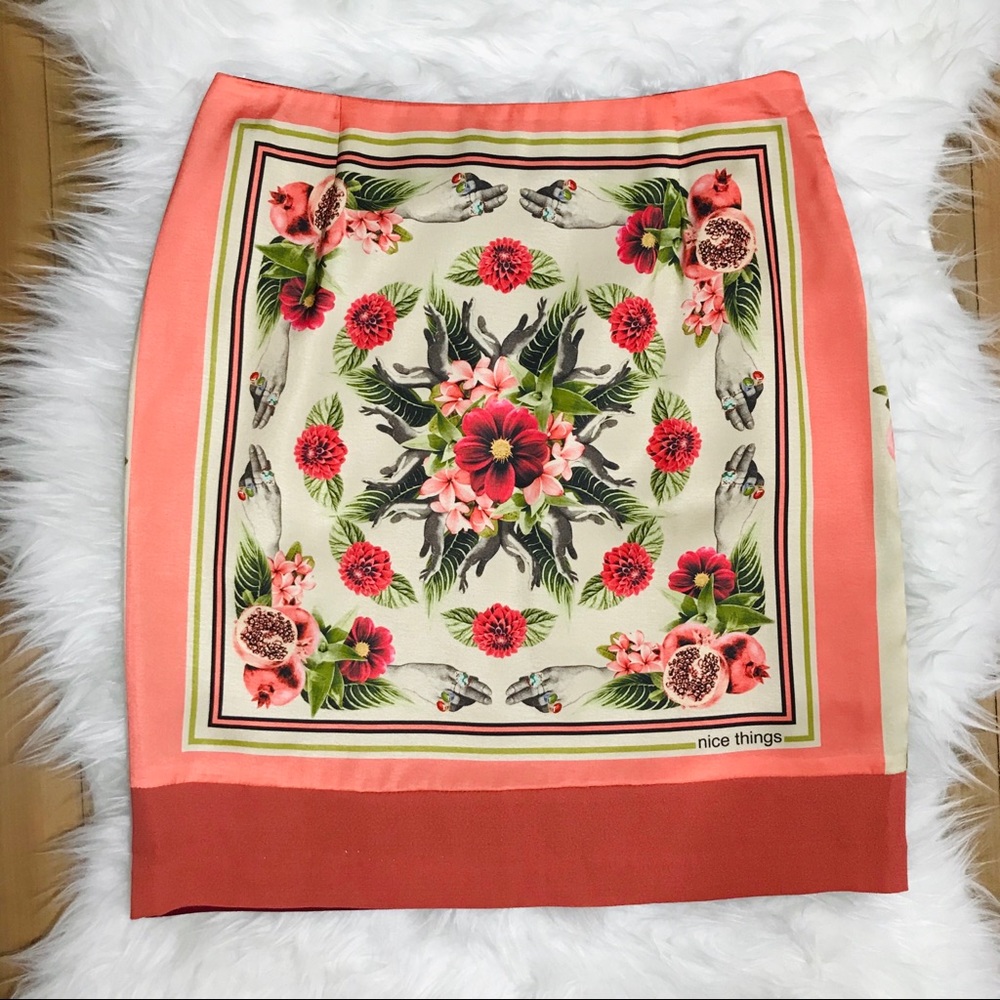 Nice Things Paloma S. Silky Print Skirt